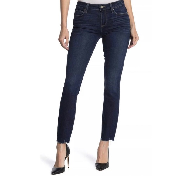 PAIGE Jeans Paige Denim Verdugo Skinny Ankle In Darton Distressed Raw Frayed Hem Poshmark